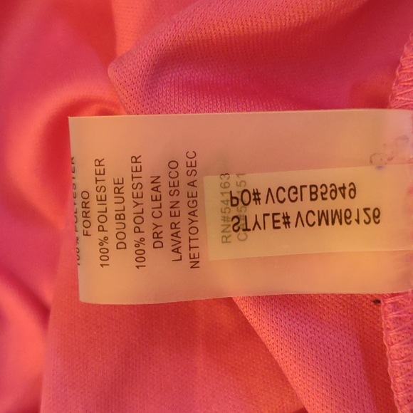 Vince Camuto SZ 8 Pink Sleeveless Dress. - Picture 7 of 8